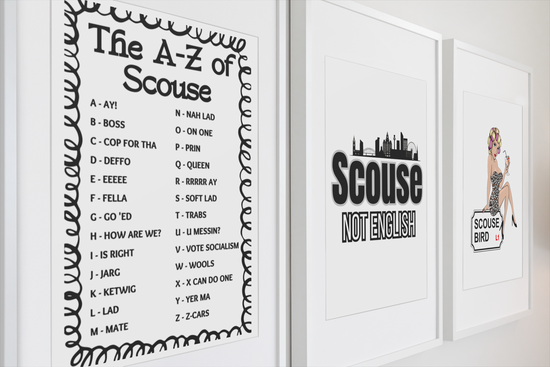 Load image into Gallery viewer, A-Z of Scouse Print
