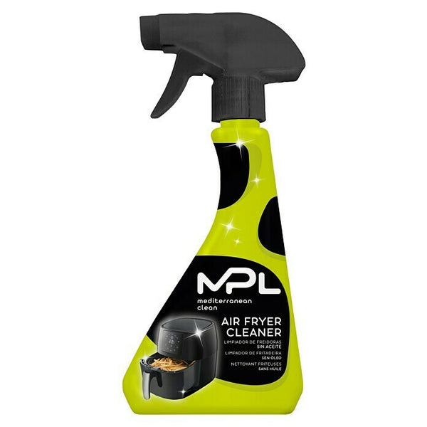 Bottle of MPL Mediterranean Clean best air fryer cleaner – lemon sherbet scented kitchen spray.