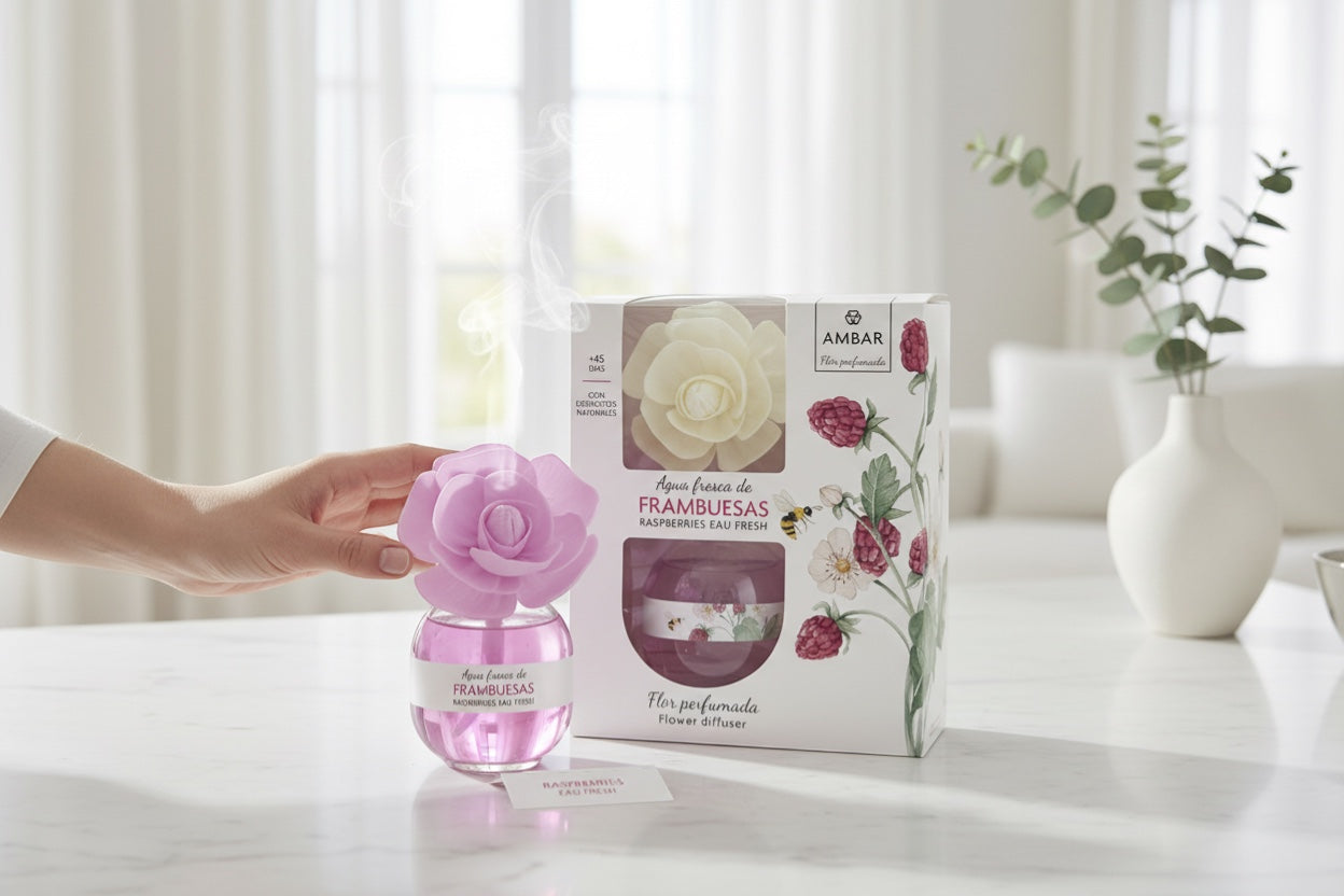 Ambar Magic Flower Diffuser Raspberries | Spanish Cleaning – Scouse ...