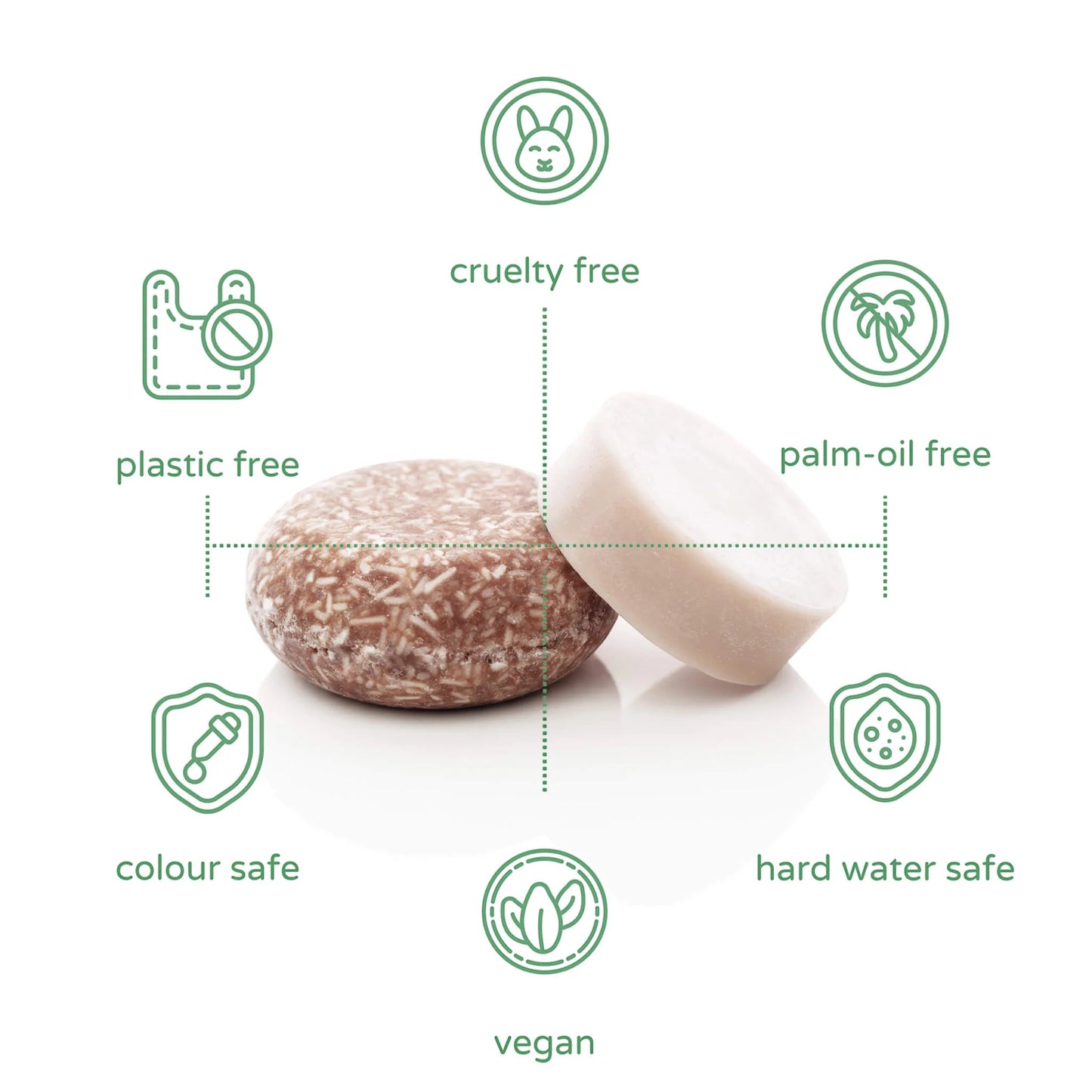 Scouse Bird Shop Argan Roots shampoo bar for dry, brittle hair. Plastic-free, vegan, cruelty-free.