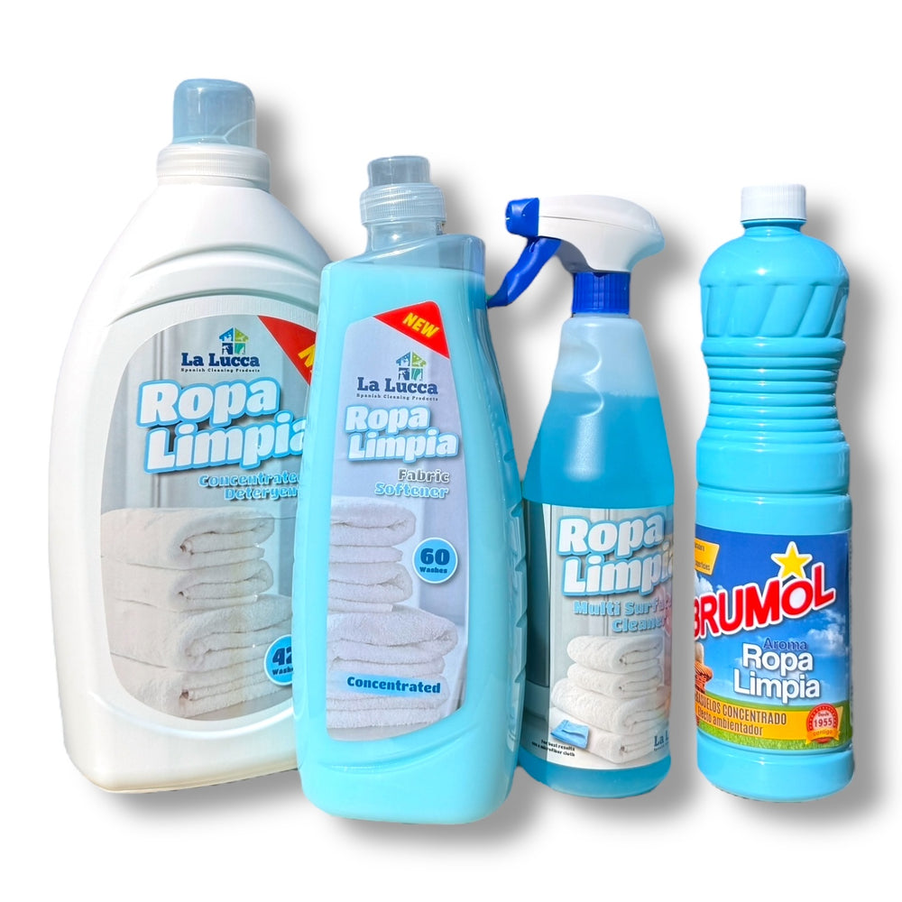 Blue Spanish cleaning bundle – ropa limpia fresh