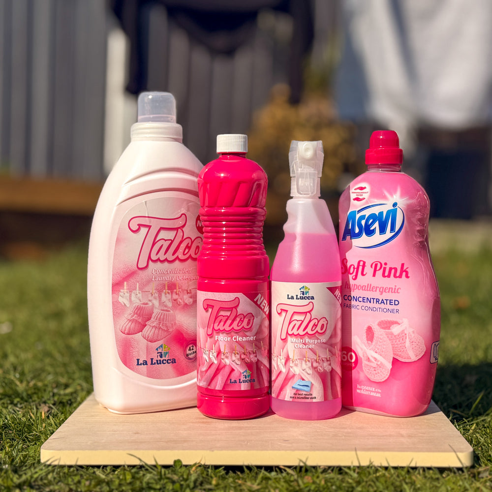 
                  
                    Baby powder-scented Spanish cleaning products
                  
                