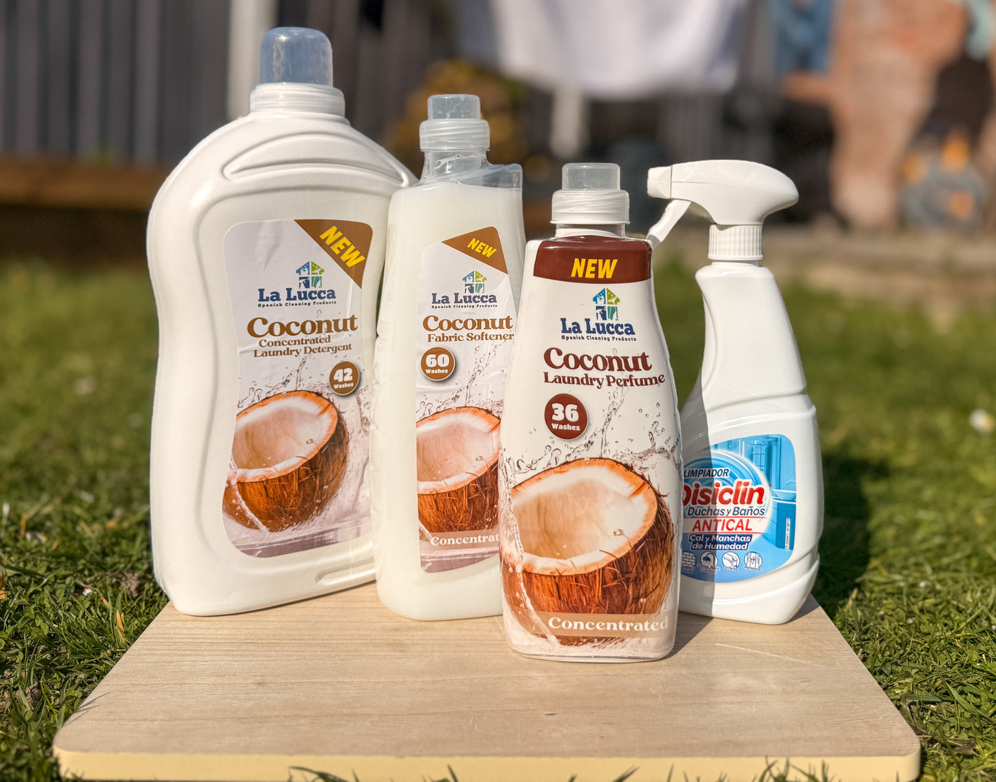 Coconut-scented Spanish cleaning products bundle