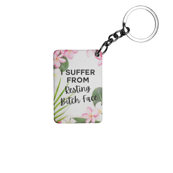 Load image into Gallery viewer, Resting Bitch Face Keyring
