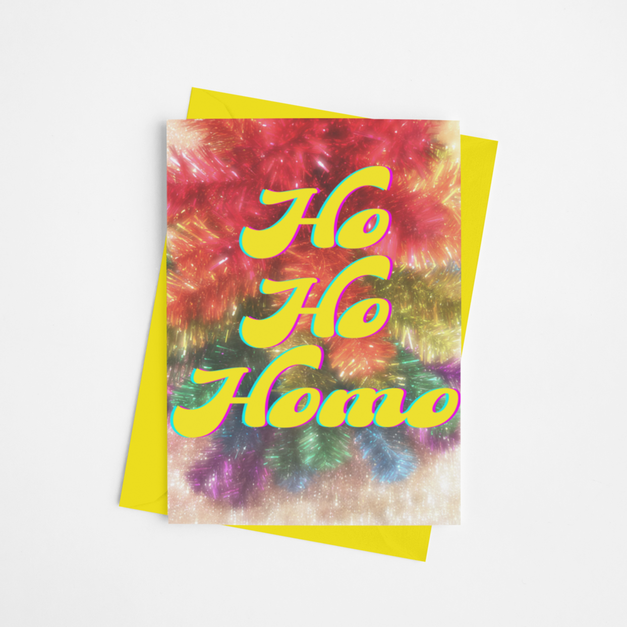 Load image into Gallery viewer, Ho Ho Homo Christmas Card
