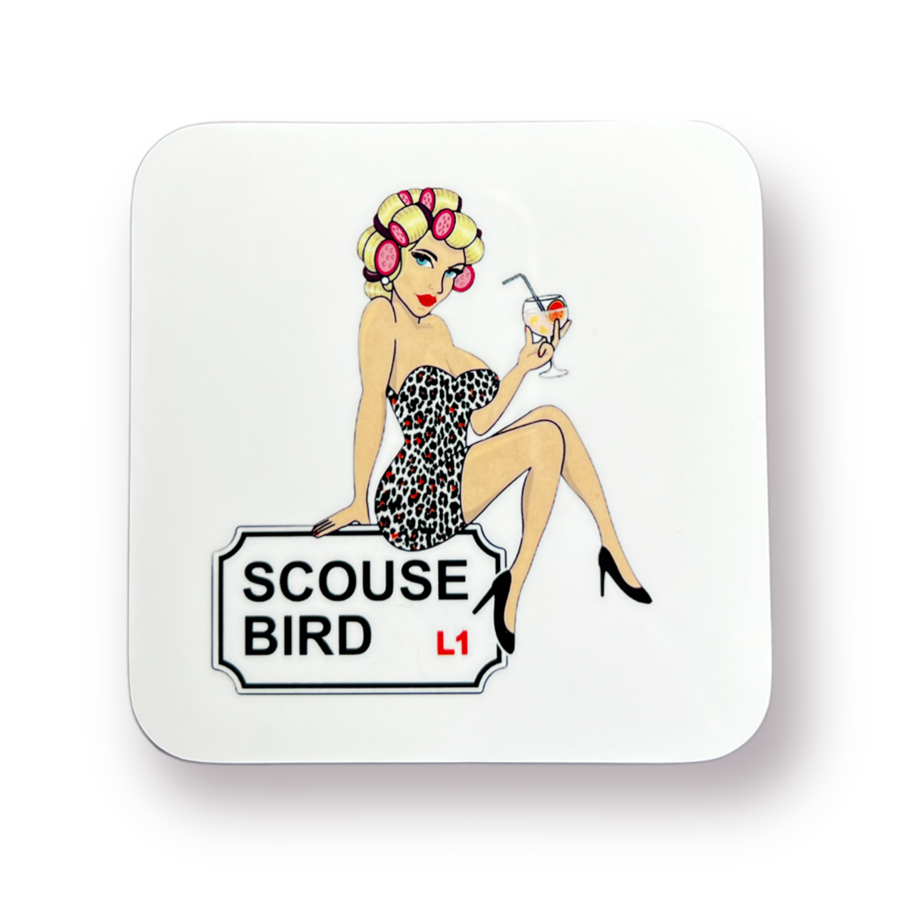Scouse Bird Coaster