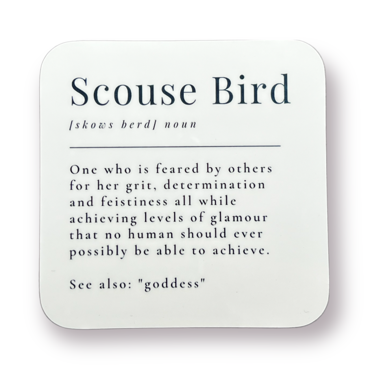 Load image into Gallery viewer, Definition Of A Scouse Bird Coaster
