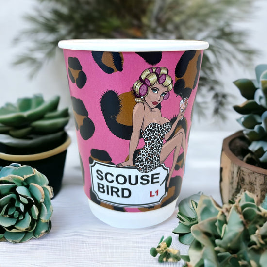 Load image into Gallery viewer, Scouse Bird Disposable Hot Drink Cup - Pack Of 10
