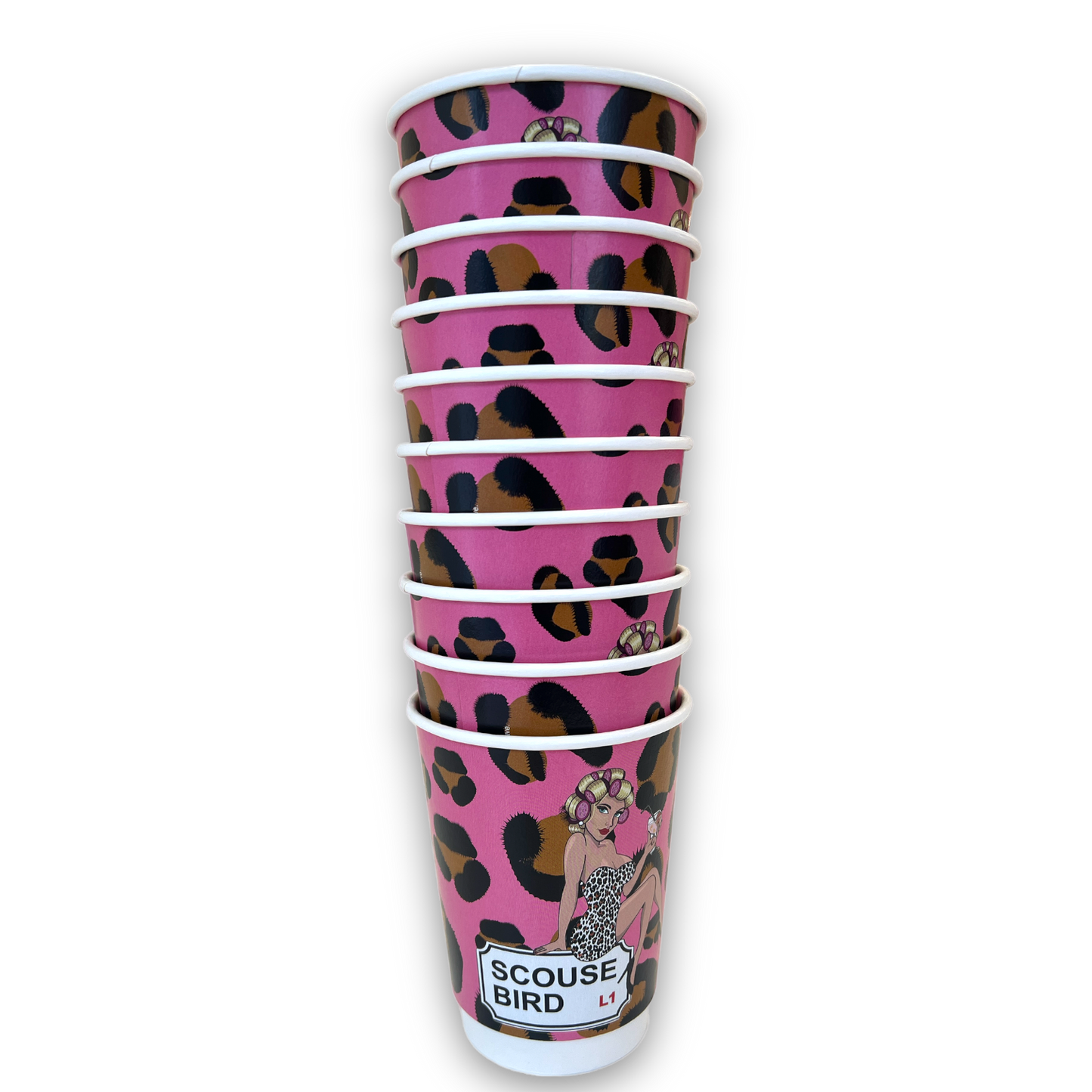 Load image into Gallery viewer, Scouse Bird Disposable Hot Drink Cup - Pack Of 10
