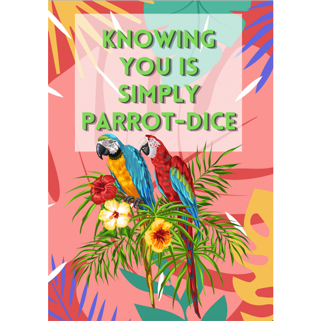 Load image into Gallery viewer, Parrot-dice Card

