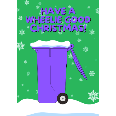Load image into Gallery viewer, Wheelie Good Christmas Card
