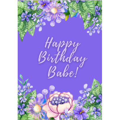 Load image into Gallery viewer, Happy Birthday Babe Card
