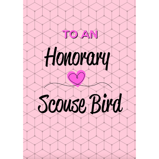 Honorary Scouse Bird Card