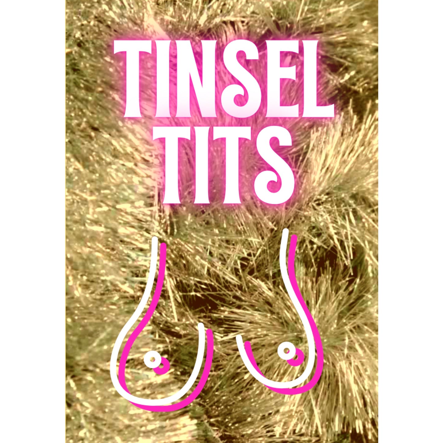 Tinsel Tits Christmas Card