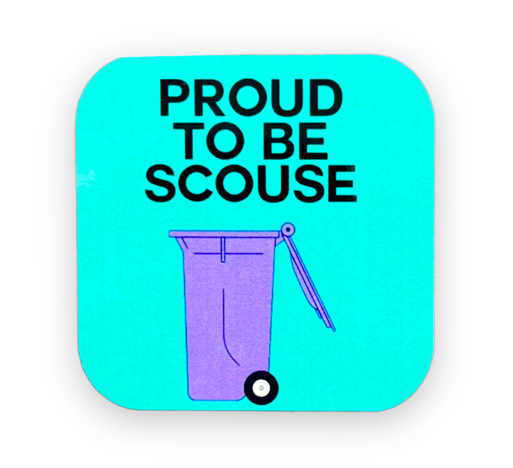 Proud To Be Scouse Fridge Magnet
