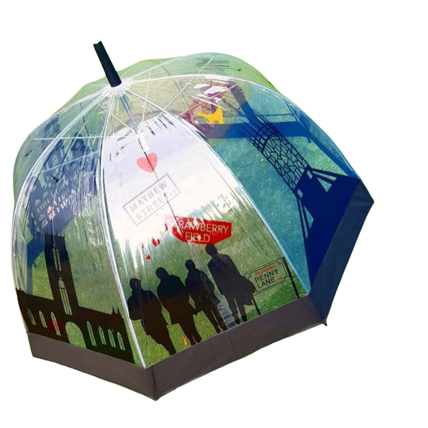 Load image into Gallery viewer, Liverpool Skyline Clear Umbrella

