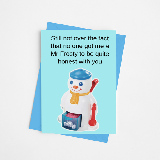 Mr Frosty Christmas Card