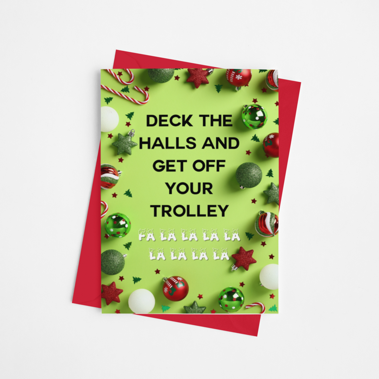Load image into Gallery viewer, Deck The Halls Christmas Card
